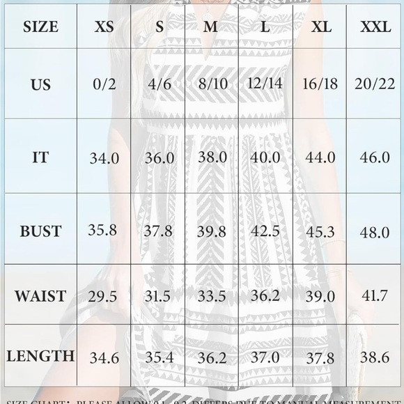 Cupshe Monochrome Patterned Mini Dress - Picture 4 of 8